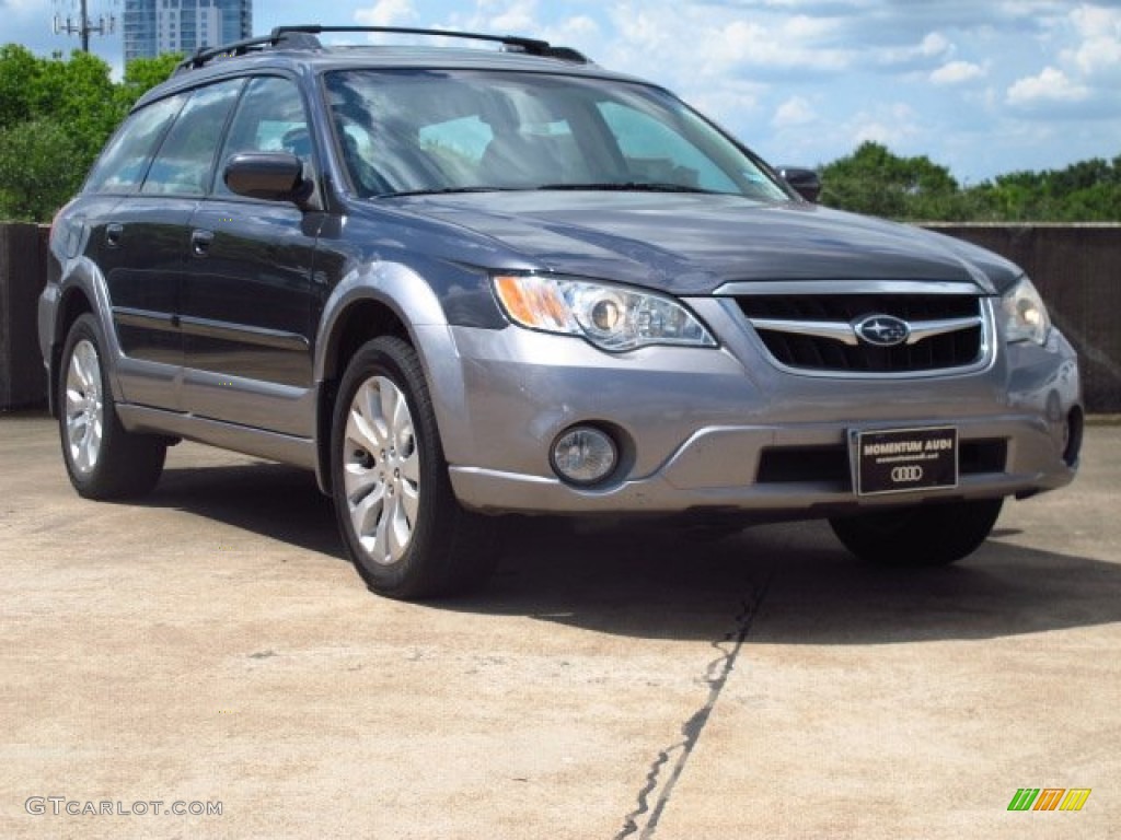 2008 Outback 2.5i Limited L.L.Bean Edition - Diamond Gray Metallic / Warm Ivory photo #1