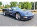 Navy Blue Metallic 2001 Chevrolet Corvette Convertible Exterior