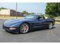 Navy Blue Metallic 2001 Chevrolet Corvette Convertible Exterior