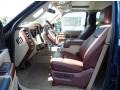 2013 Ford F350 Super Duty King Ranch Chaparral Leather/Adobe Trim Interior Front Seat Photo