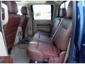 2013 Ford F350 Super Duty King Ranch Chaparral Leather/Adobe Trim Interior Rear Seat Photo
