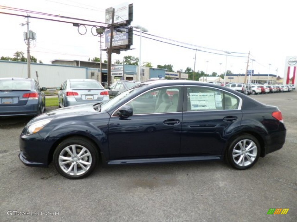 2014 Legacy 2.5i Premium - Deep Indigo Pearl / Ivory photo #4