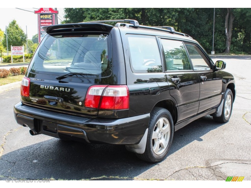 2001 Forester 2.5 S - Black Diamond Pearl / Gray photo #6