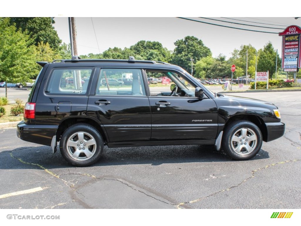 2001 Forester 2.5 S - Black Diamond Pearl / Gray photo #7