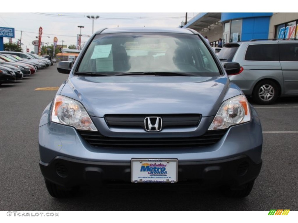 2008 CR-V LX - Glacier Blue Metallic / Gray photo #2