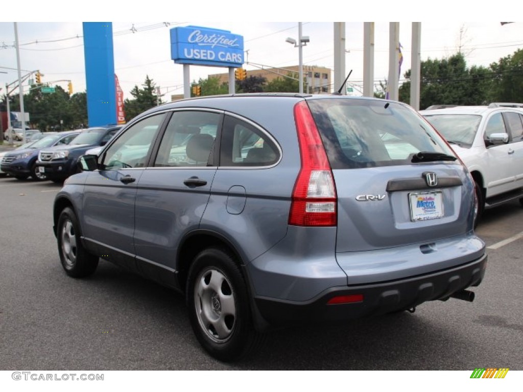 2008 CR-V LX - Glacier Blue Metallic / Gray photo #6