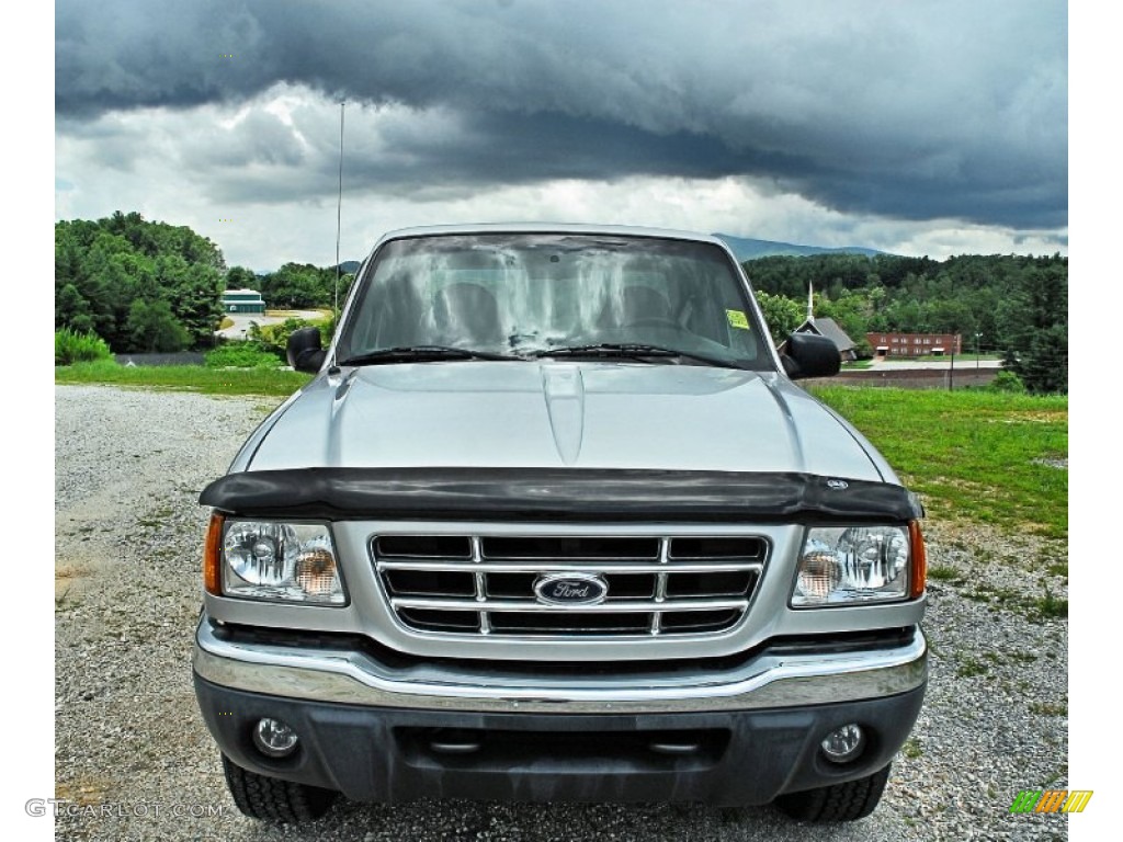2003 Ranger XLT SuperCab 4x4 - Silver Frost Metallic / Dark Graphite photo #7