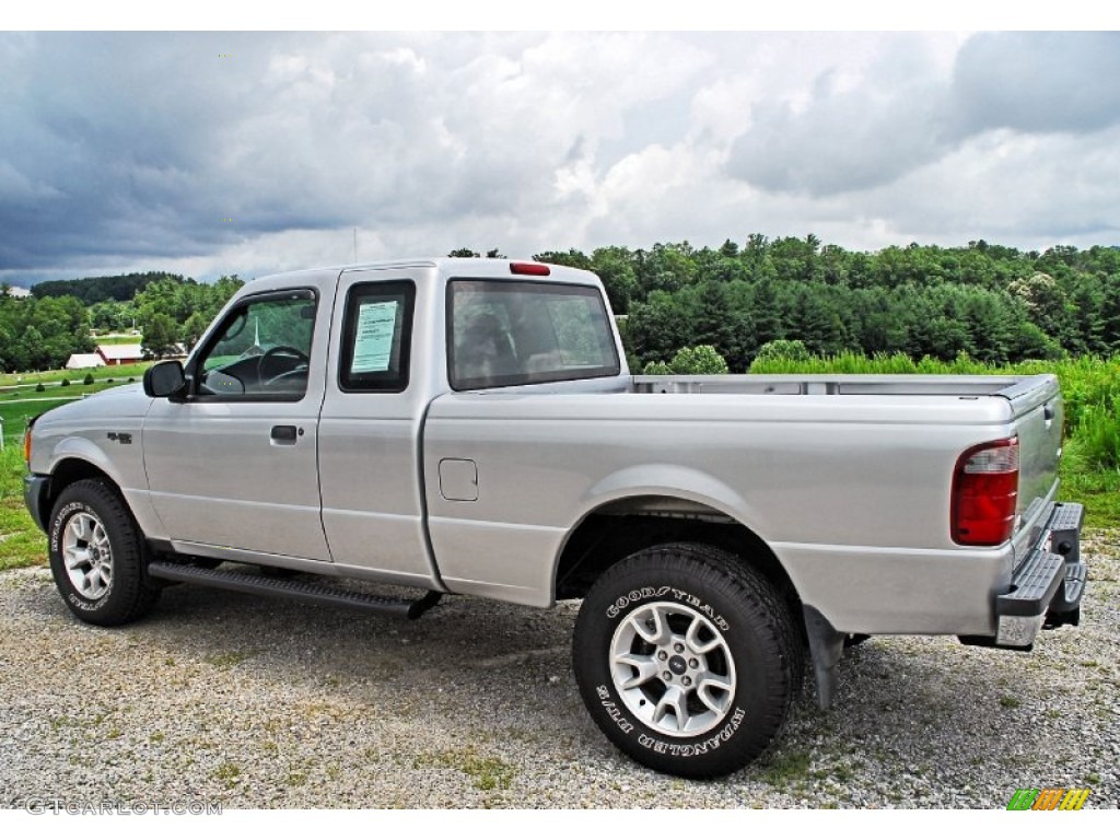 2003 Ranger XLT SuperCab 4x4 - Silver Frost Metallic / Dark Graphite photo #10