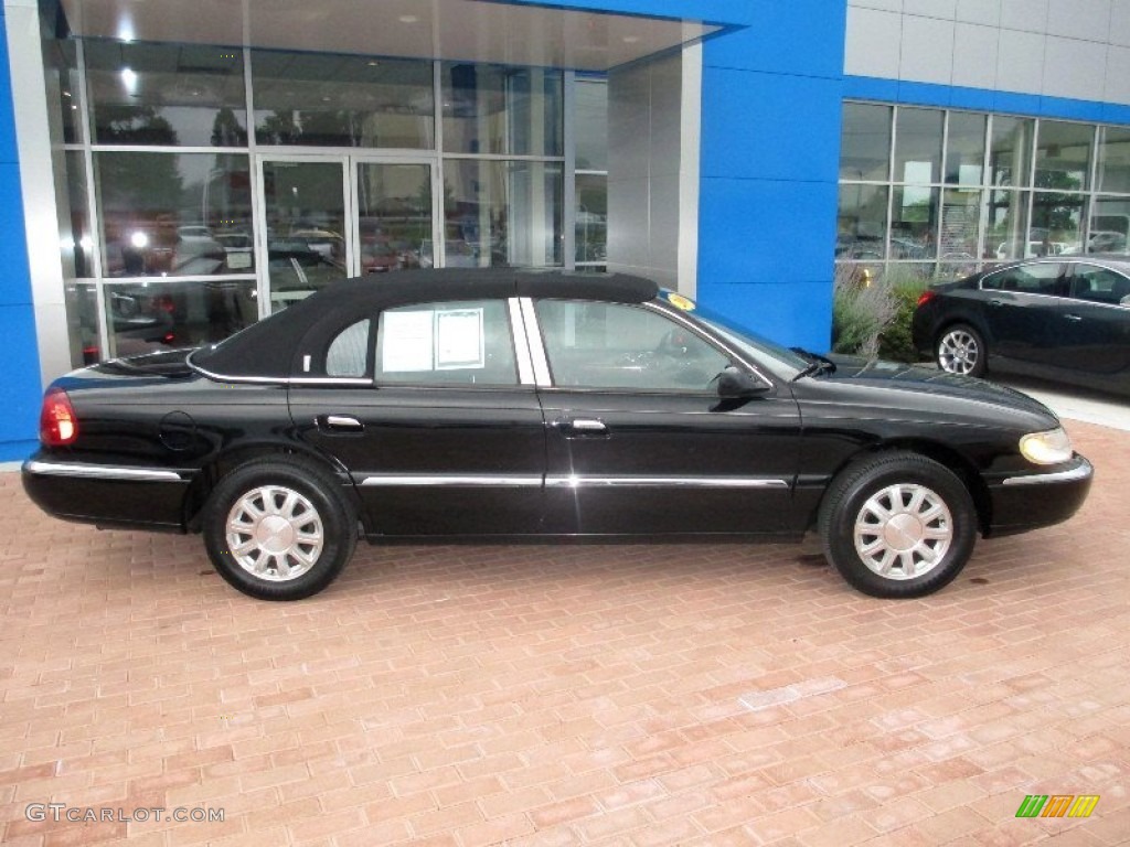 Black 2001 Lincoln Continental Standard Continental Model Exterior Photo #83273148