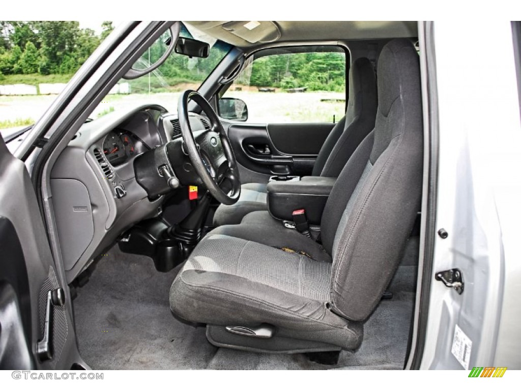 2003 Ranger XLT SuperCab 4x4 - Silver Frost Metallic / Dark Graphite photo #14