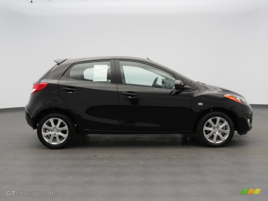Brilliant Black 2012 Mazda MAZDA2 Touring Exterior Photo #83273185