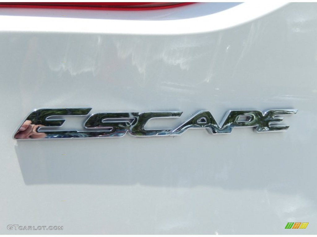 2013 Escape SE 1.6L EcoBoost 4WD - White Platinum Metallic Tri-Coat / Medium Light Stone photo #4