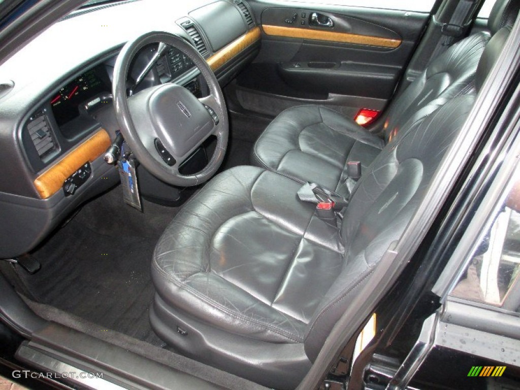 Deep Charcoal Interior 2001 Lincoln Continental Standard Continental Model Photo #83273494