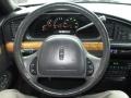 2001 Lincoln Continental Deep Charcoal Interior Steering Wheel Photo