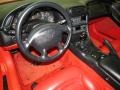 2001 Chevrolet Corvette Torch Red Interior Steering Wheel Photo