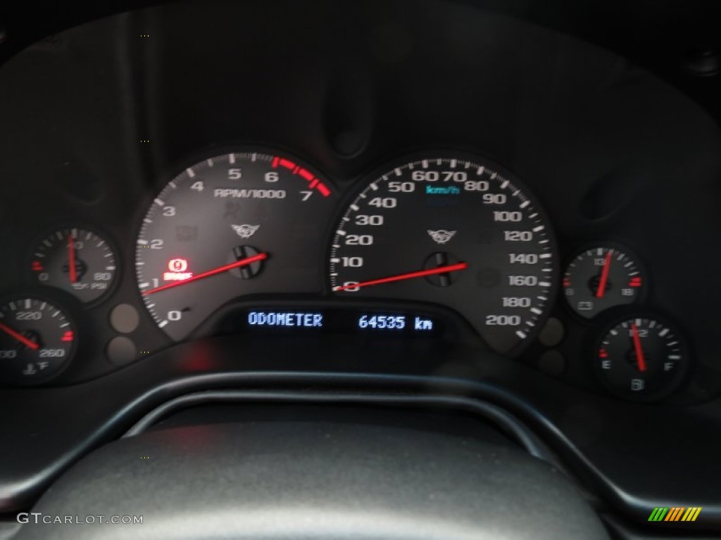 2001 Chevrolet Corvette Convertible Gauges Photo #83273850