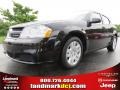 Black 2013 Dodge Avenger SE V6