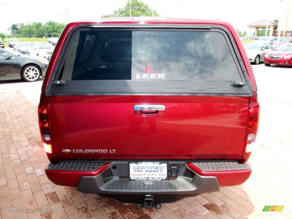 2010 Colorado LT Crew Cab 4x4 - Cardinal Red Metallic / Ebony photo #15