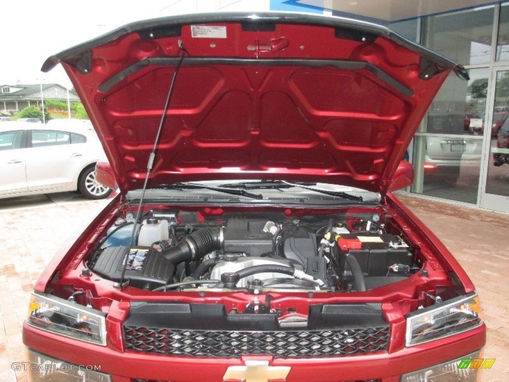 2010 Colorado LT Crew Cab 4x4 - Cardinal Red Metallic / Ebony photo #16