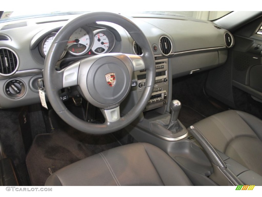 Stone Grey Interior 2007 Porsche Cayman S Photo #83274888