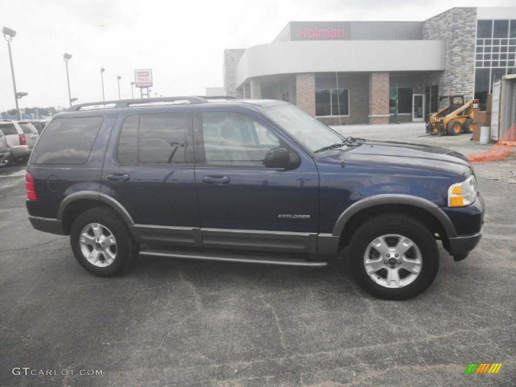 Dark Blue Pearl Metallic Ford Explorer