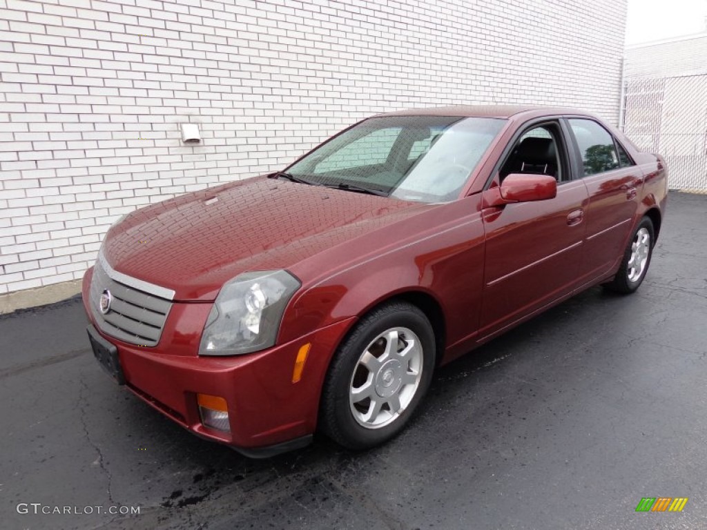 2003 CTS Sedan - Garnet Red / Ebony photo #1