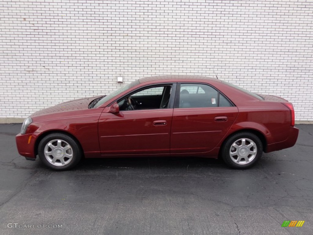Garnet Red 2003 Cadillac CTS Sedan Exterior Photo #83275282