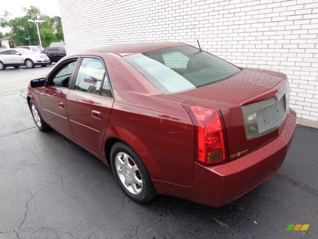 Garnet Red 2003 Cadillac CTS Sedan Exterior Photo #83275308