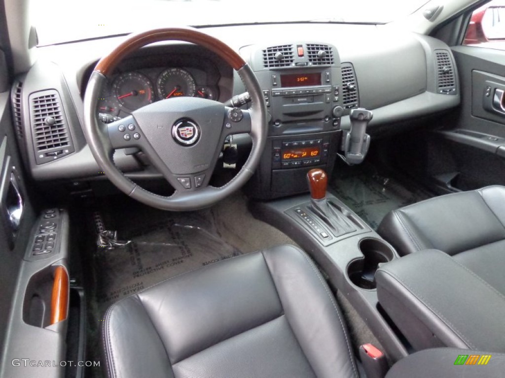 Ebony Interior 2003 Cadillac CTS Sedan Photo #83275477