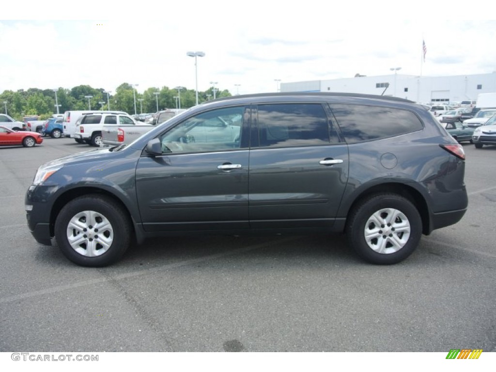 Cyber Grey Metallic 2014 Chevrolet Traverse LS Exterior Photo #83275517
