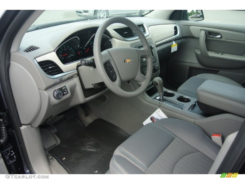 Dark Titanium/Light Titanium Interior 2014 Chevrolet Traverse LS Photo #83276334