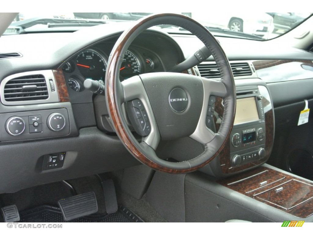 2014 GMC Sierra 3500HD Denali Crew Cab 4x4 Dually Ebony Dashboard Photo #83276880