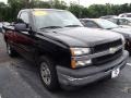 2005 Black Chevrolet Silverado 1500 Regular Cab  photo #3