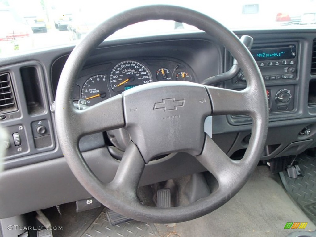 2005 Silverado 1500 Regular Cab - Black / Dark Charcoal photo #13