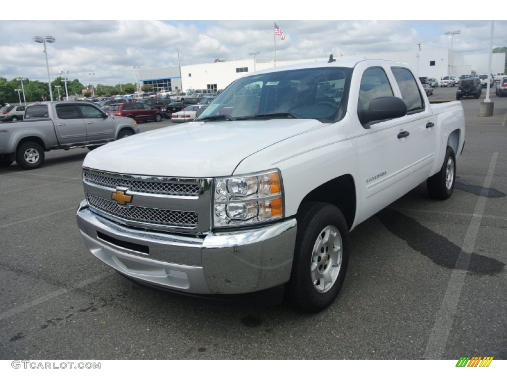 2013 Silverado 1500 LT Crew Cab - Summit White / Ebony photo #2