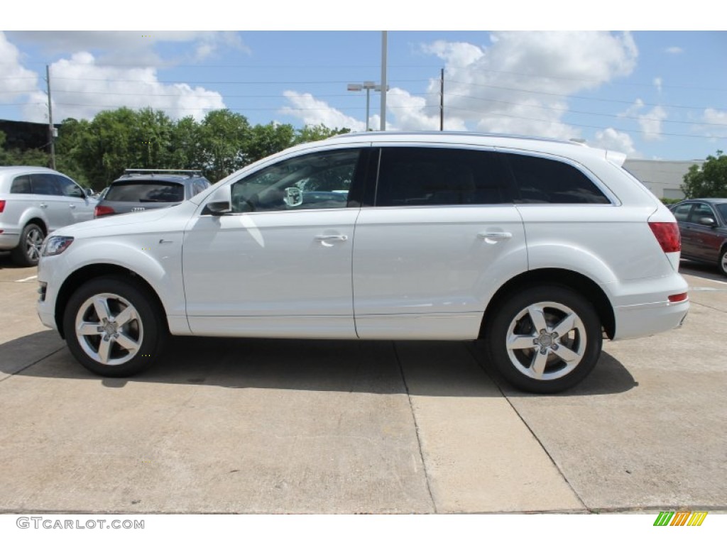 Glacier White Metallic 2013 Audi Q7 3.0 TFSI quattro Exterior Photo #83279694