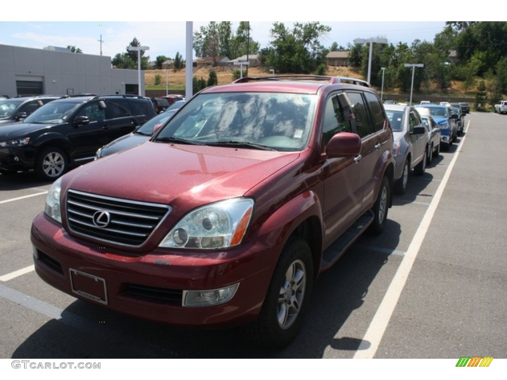 2008 GX 470 - Salsa Red Pearl / Dark Gray photo #4