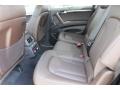 2013 Audi Q7 Espresso Brown Interior Rear Seat Photo