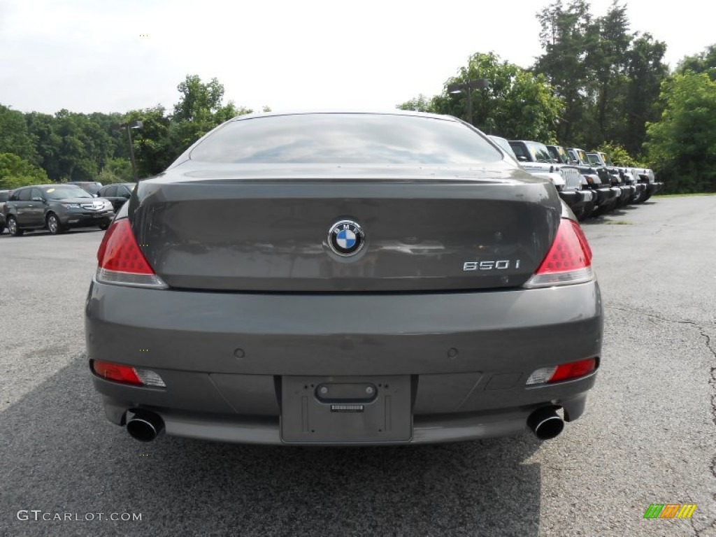 2006 6 Series 650i Coupe - Stratus Grey Metallic / Black photo #6