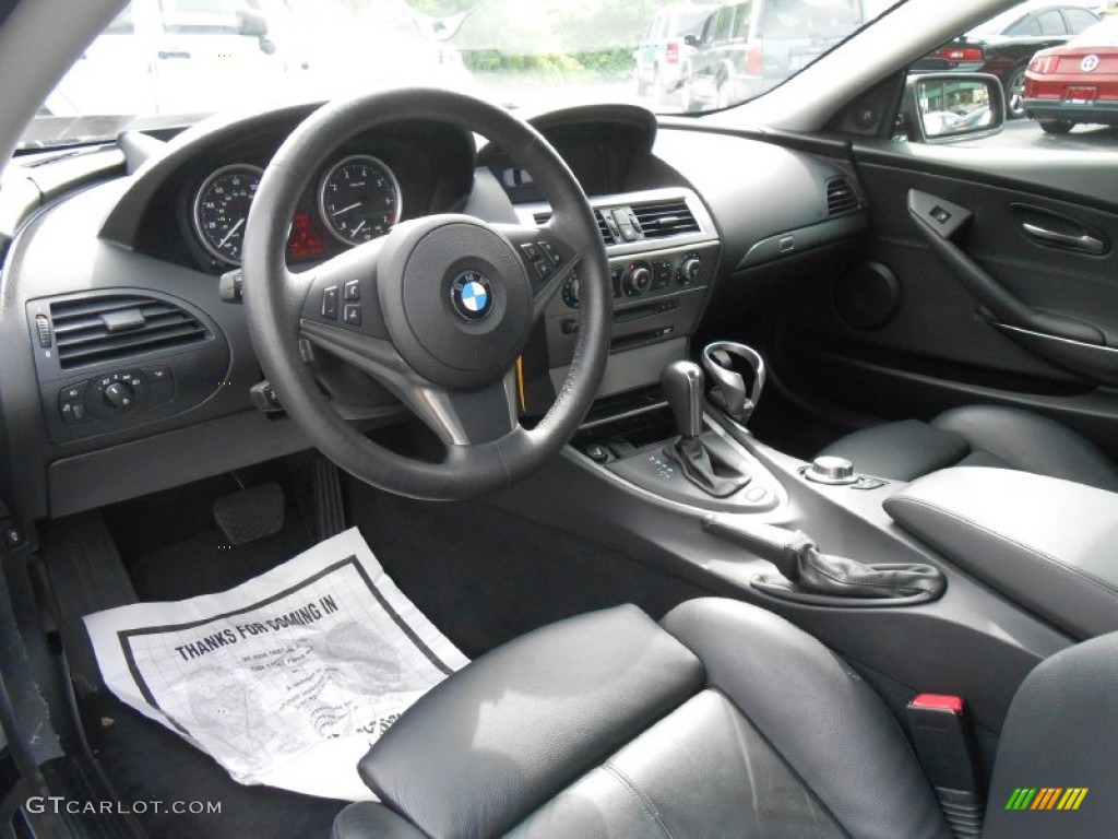 2006 6 Series 650i Coupe - Stratus Grey Metallic / Black photo #9