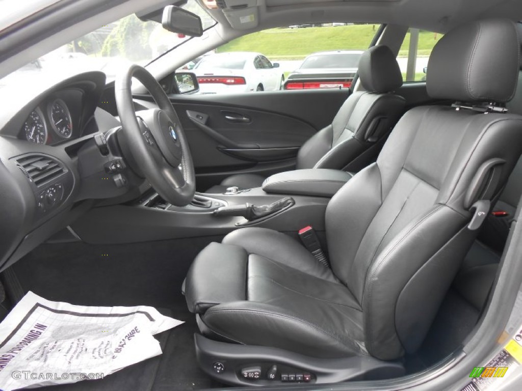 2006 6 Series 650i Coupe - Stratus Grey Metallic / Black photo #10