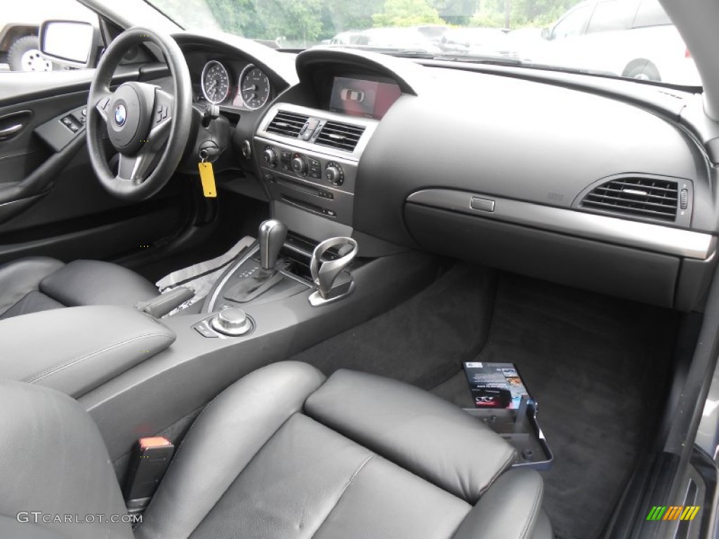 2006 6 Series 650i Coupe - Stratus Grey Metallic / Black photo #12