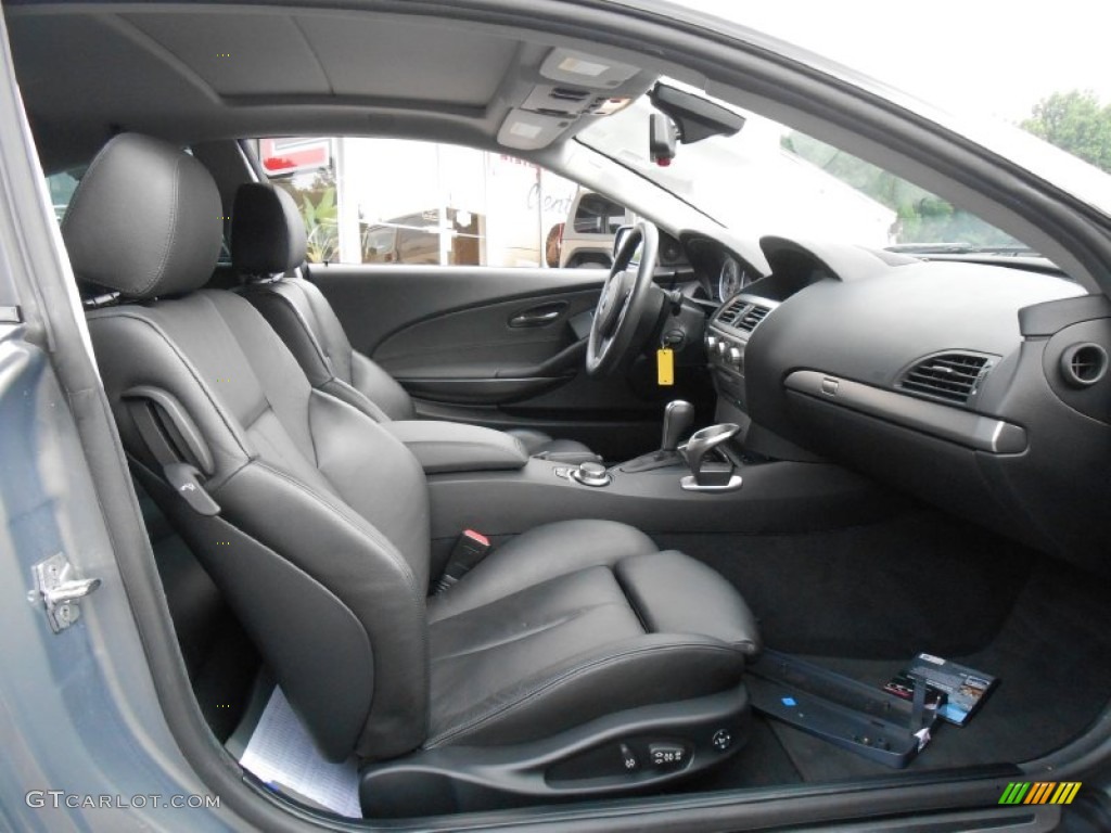 2006 6 Series 650i Coupe - Stratus Grey Metallic / Black photo #13