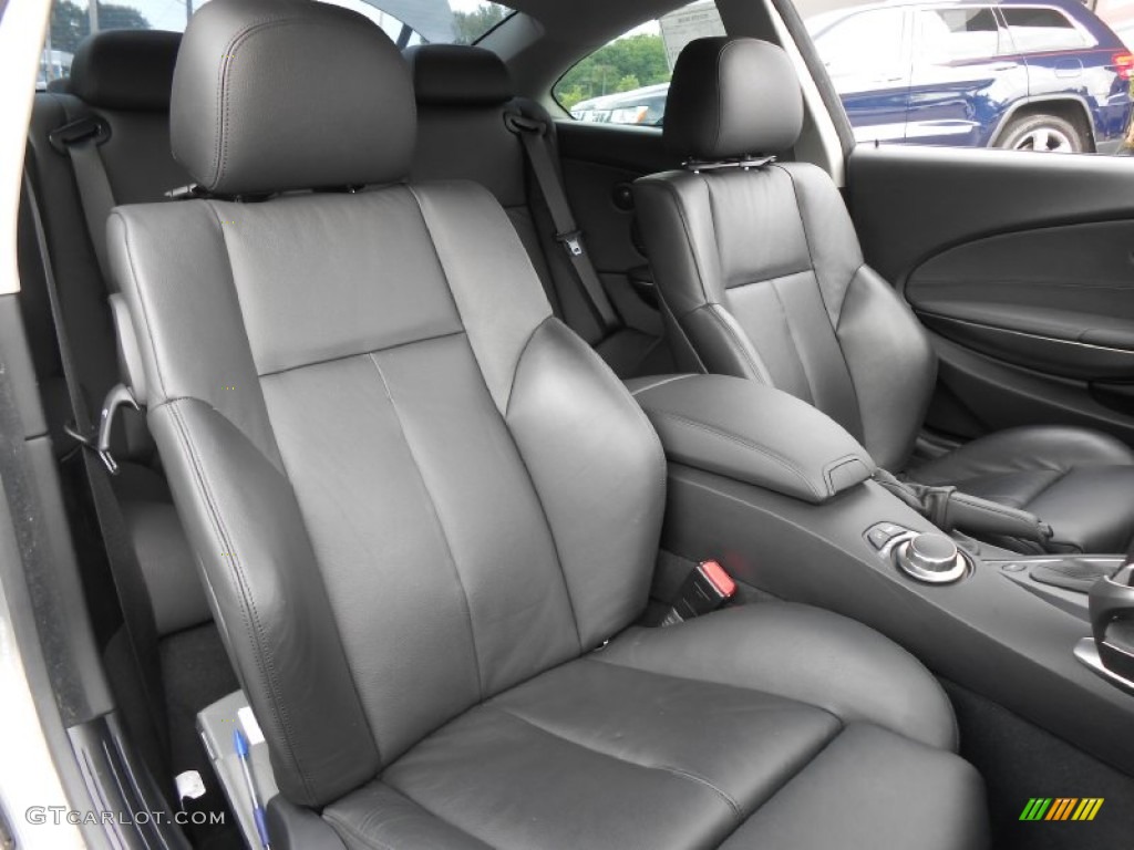 Black Interior 2006 BMW 6 Series 650i Coupe Photo #83281032