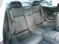 2006 BMW 6 Series Black Interior Rear Seat Photo