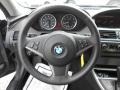 2006 BMW 6 Series Black Interior Steering Wheel Photo