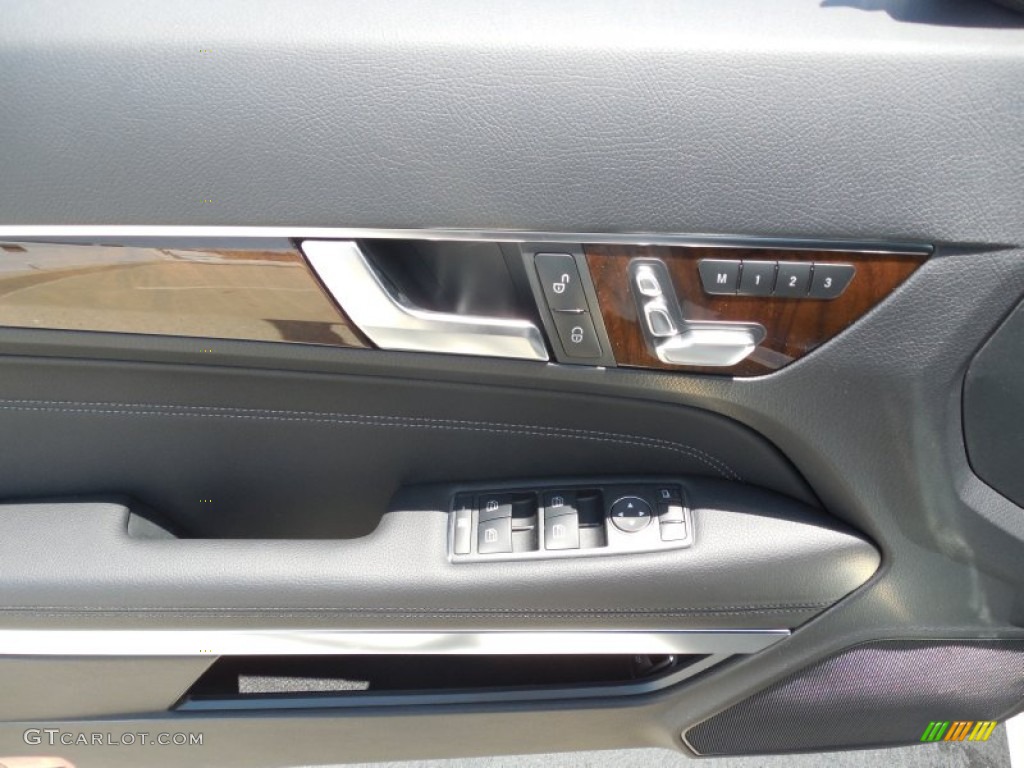 2014 E 350 Coupe - Diamond White Metallic / Black photo #6
