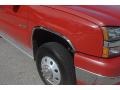 2004 Victory Red Chevrolet Silverado 3500HD LT Extended Cab 4x4 Dually  photo #50