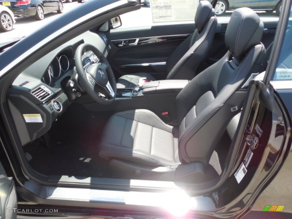 2014 E 550 Cabriolet - Black / Black photo #5