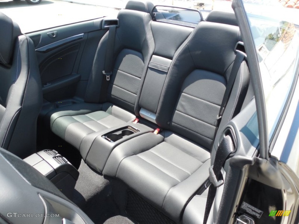 2014 E 550 Cabriolet - Black / Black photo #6